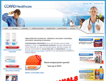 Tablet Screenshot of coradhealthcare.com